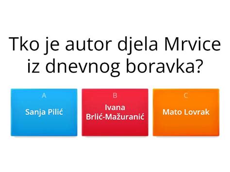 Mrvice Iz Dnevnog Boravka Quiz