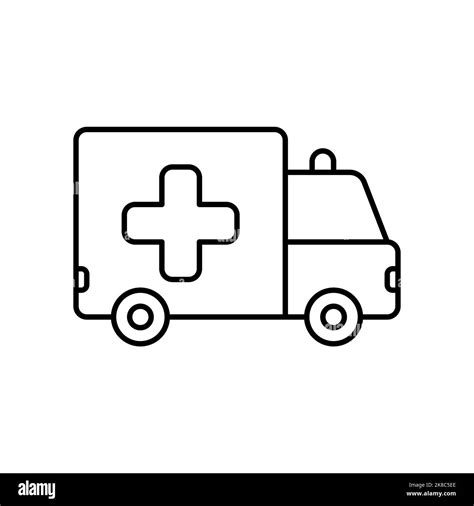 Ambulance Car Icon Deal With Emergencies With An Ambulance Stock