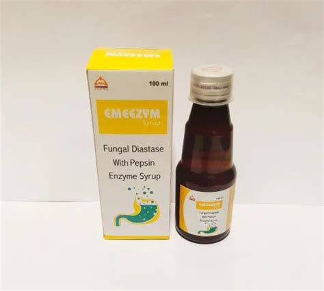 FUNGAL DIASTASE WITH PEPSIN ENZYME SYRUP EMEEZYM 200 ML Carton