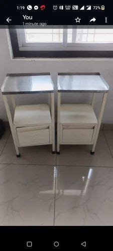 Mild Steel White Hospital Bedside Locker Box At Rs 2000 In Rudrapur