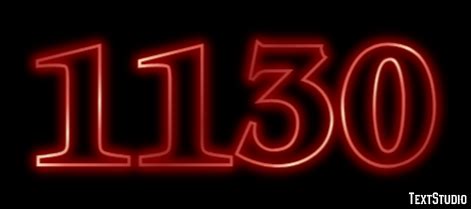 1130 Text Effect and Logo Design Number