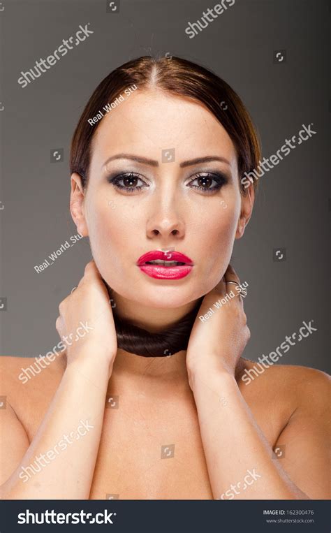 Artistic Nude Portrait Stunning Brunette Her Stock Photo Shutterstock