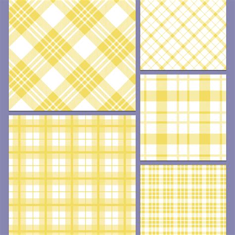 Yellow Gingham Patterns Masterbundles