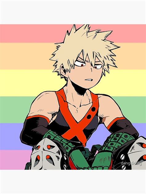Bakugou Is Gay Throw Pillow By Dangdiddly Redbubble