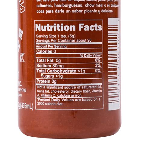 Huy Fong 17 Oz Sriracha Hot Chili Sauce 12 Case