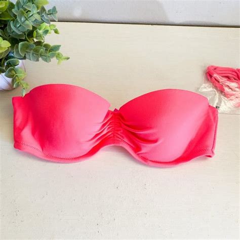 Victoria S Secret Swim New Victorias Secret Flirt Bandeau Neon Hot