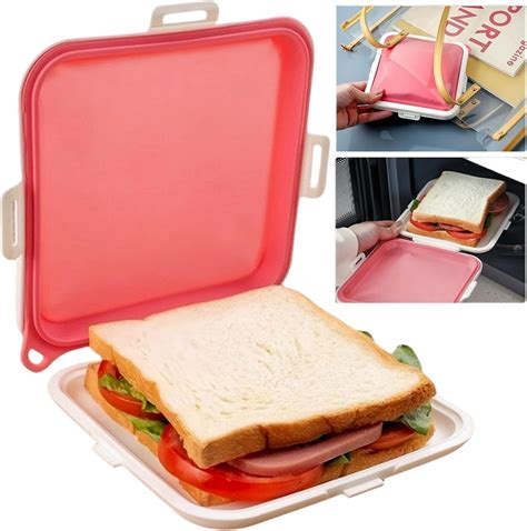 Amazon Ubozaw Sandwich Container For Lunch Box Reusable Silicone