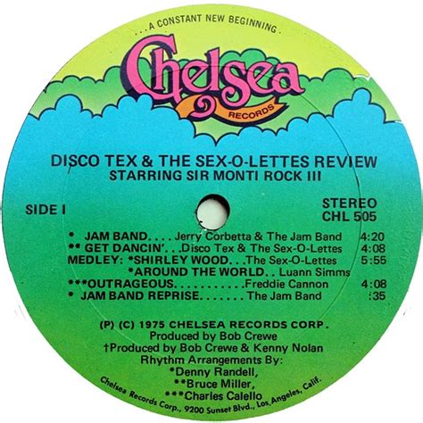 Disco Tex His Sex O Lettes Disco Tex The Sex O Lettes Review Vinyl LP 1975 US