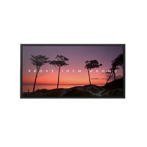 Beach Sunset Landscape Motivational Quote Canvas Art – Greattness™