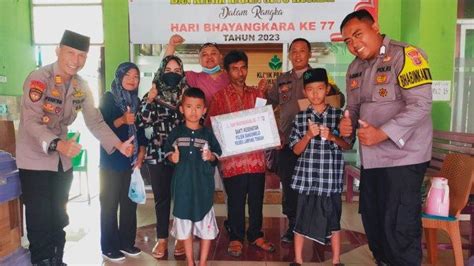 Polsek Bangun Rejo Polda Lampung Sunat Gratis Anak Yatim Dan Kurang Mampu Id