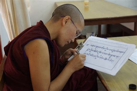 Tibetan Calligraphy And The Tibetan Language Tibetan Nuns Project