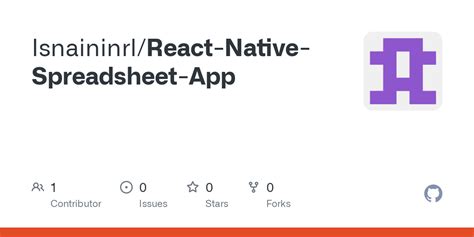 Github Isnaininrl React Native Spreadsheet App