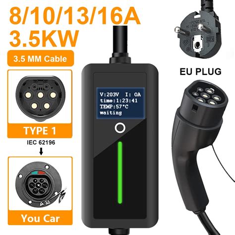 Lonlink Chargeur De Voiture Lectrique Portable C Ble De Charge Pour V