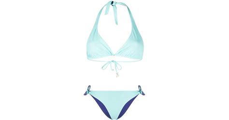 Fisico Bikini Reversibile In Blue Lyst Uk