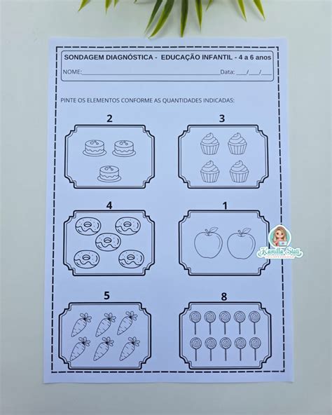 Sondagem Educação Infantil 5 Anos