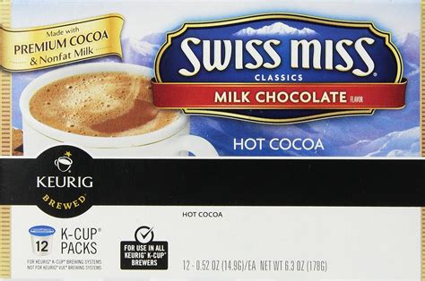 Swiss Miss SWISS MISS K Cups Hot Cocoa Milk Chocolate 12 Ct