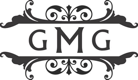 monogram stamp  inking pre inked  wood handle