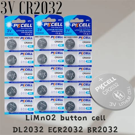 Pcs Cr V Button Batteries Br Dl Ecr Cr Coin