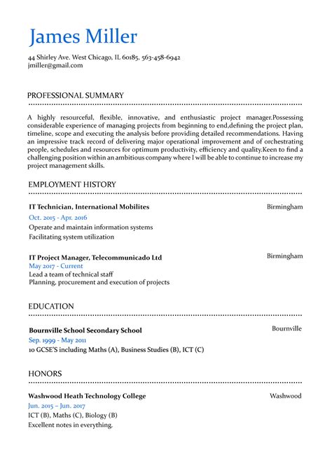 Create A Perfect Resume In 5 Minutes! | Online Resume Builder