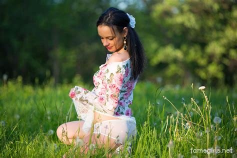 Wallpaper Katie Brunette Sexy Girl Adult Model Lingerie Beautiful Hi Q Nature Desktop