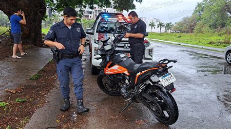 Abandonaron Moto Robada En Las Gaviotas De Fluvial Vallarta Meridiano Mx