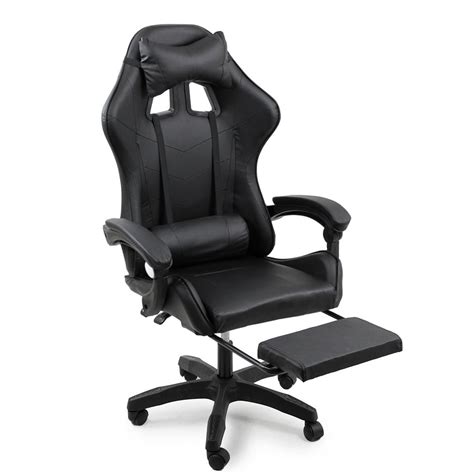 Cadeira Gamer Apoio Pés - Cadeira Gamer Stillus Ergonômica Com Apoio Para Os Pés - Preto ...