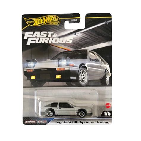Hot Wheels Fast Furious Premium Toyota Ae Sprinter Trueno Shopee Malaysia