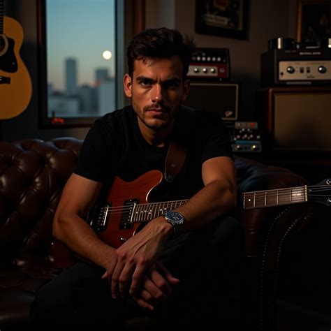 Maxx Morando In A Vintage Music Studio Stable Diffusion Online