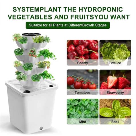 Reviews For Standard Hydroponic Tower Hole Tier Kit Indoor