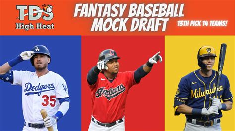 Fantasy Baseball Mock Draft #2 - YouTube