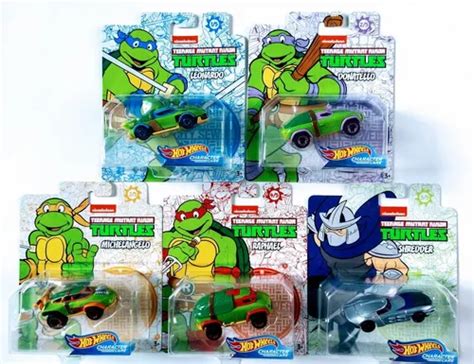 Hot Wheels Tortugas Ninja Set De Nuevo Envio Gratis Env O Gratis