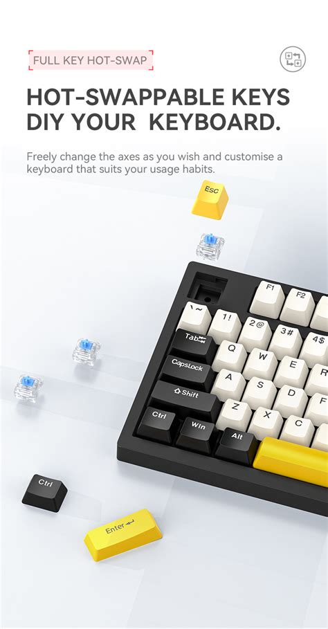 Wired Keyboard K Mechanical Hot Plug Backlit Office Shaft Definition Rainbow Macro Gaming