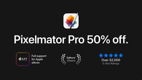 Pixelmator Pro Black Friday deal cuts its App Store price in half