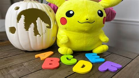 Abc Song Pikachu Learning Letters Pokemon Alphabets Youtube