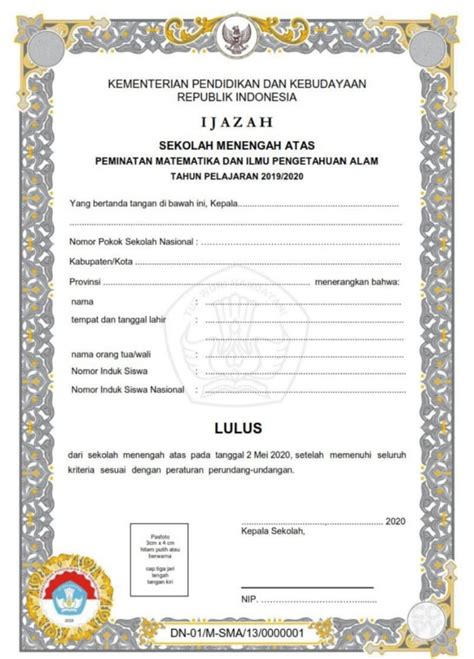 Cara Melihat Letak Nomor Ijazah Sma Dan Penjelasannya