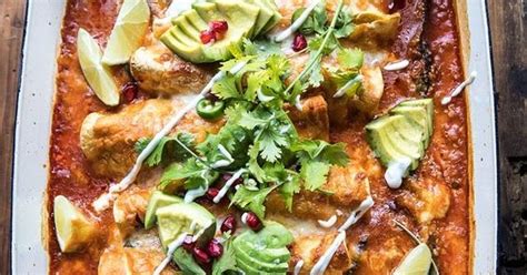 Spicy Poblano Black Bean And Quinoa Enchiladas Recipe 22