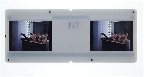 Original Stereo Realist D Art Nude Stereo Slide Playboy Model At Dresser