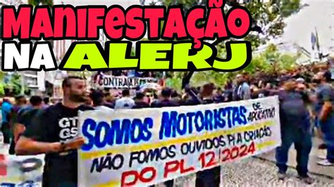 Motoristas De Aplicativo Protestam Em Frente Alerj Uber Pop