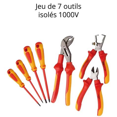 Jeu De Outils Isol S V Pinces Tournevis