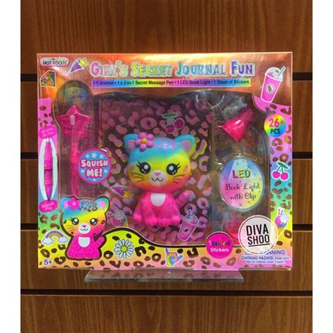 Hot Focus Girl S Secret Journal Fun Leopard Shopee Philippines