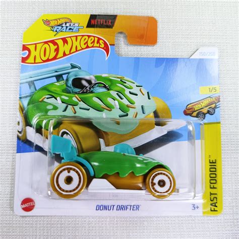 Hot Wheels Donut Drifter Let's Race Collectible Model Car Miniature ...