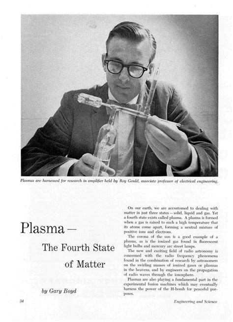 Pdf Plasma The Fourth State Of Matter