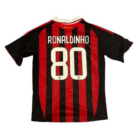 Adidas Ronaldinho AC Milan Jersey | Grailed