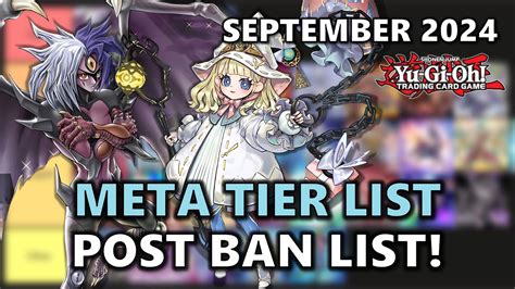 YuGiOh Meta Tier List Post September 2024 Ban List Best Meta And