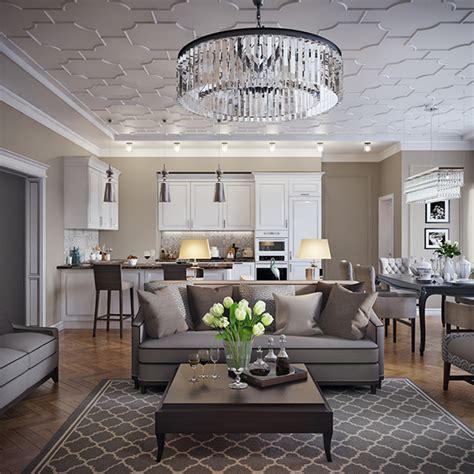 Гостиная в ЖК"Александрия", 2013 год. on Behance