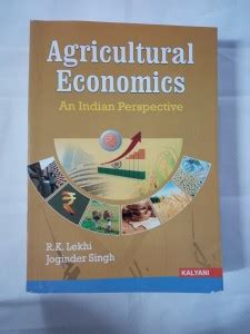 Agricultural Economics An Indian Perspective Buy Agricultural