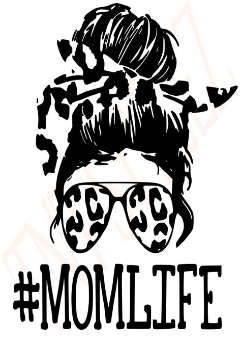 Mom Life Bun Svg Free 361 SVG PNG EPS DXF File