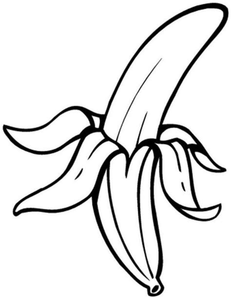 Imagem De Banana Para Colorir