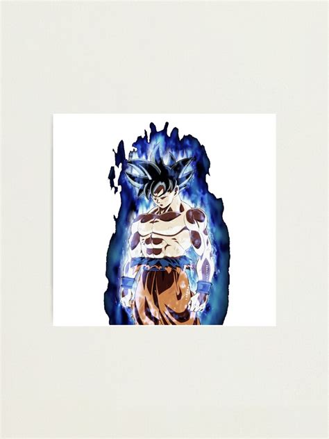 Goku Ultra Instinct Photographic Print For Sale By Moparv Redbubble