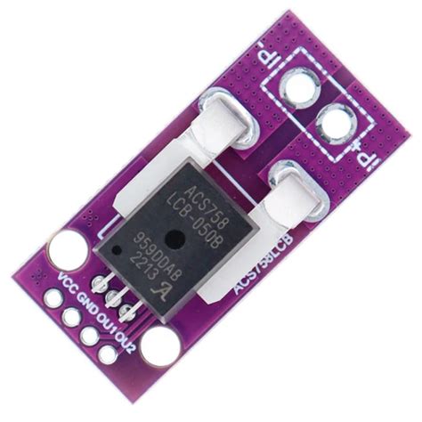ACS758LCB-050B купить в Москве модуль измерения тока на 50А / 100 А с ...